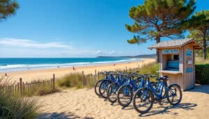 louez un vélo près de la plage et découvrez le littoral en toute liberté. profitez d'une balade agréable, entre mer et nature, pour des moments inoubliables.